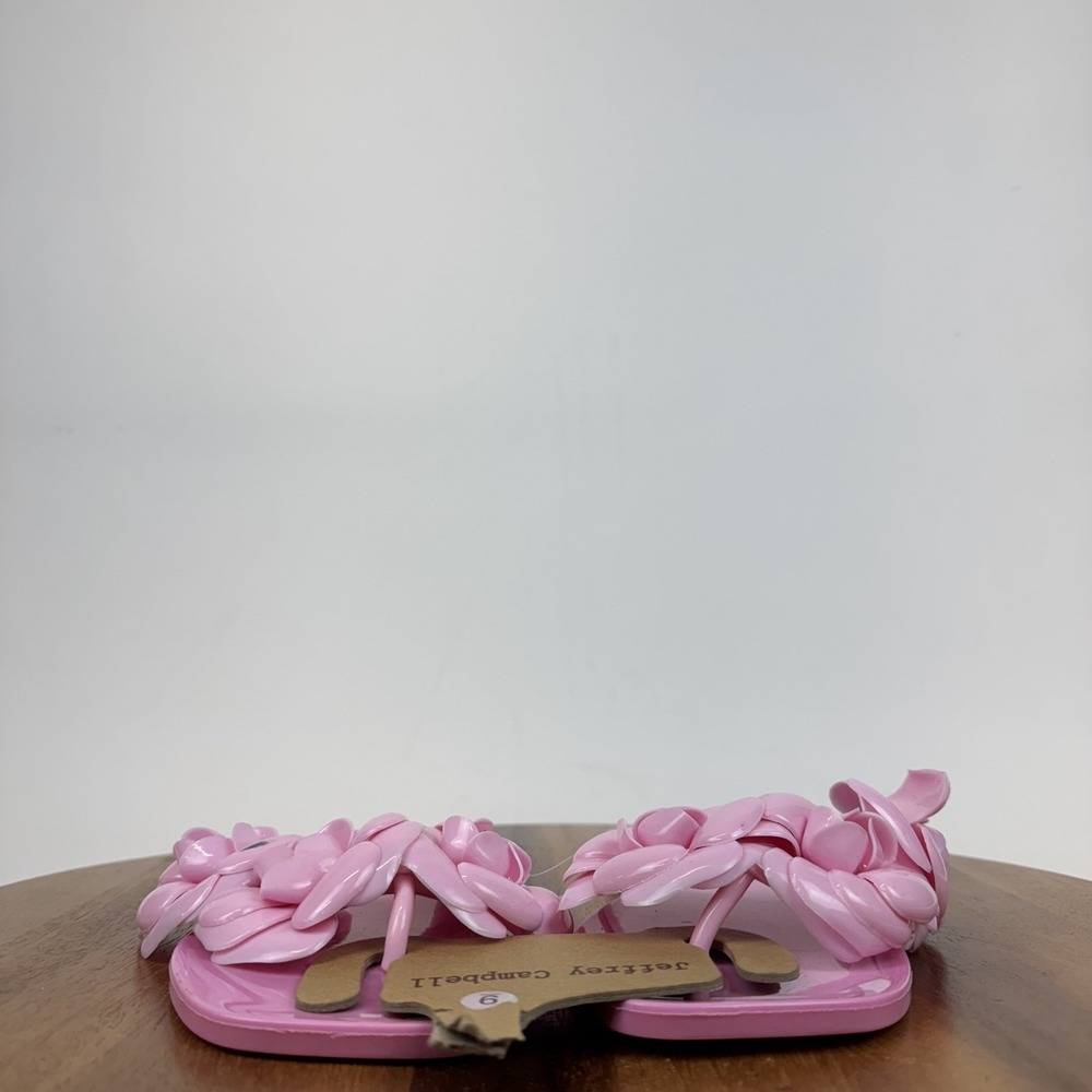 Womens‎ Jeffrey Campbell Floralee Pink Jelly Thong Flip Flops Sandals Size 9 M - Picture 6 of 9